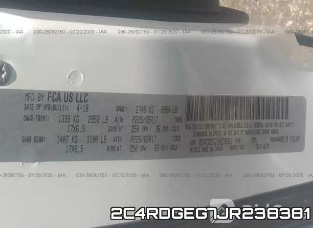 2C4RDGEG7JR238381 фото 10