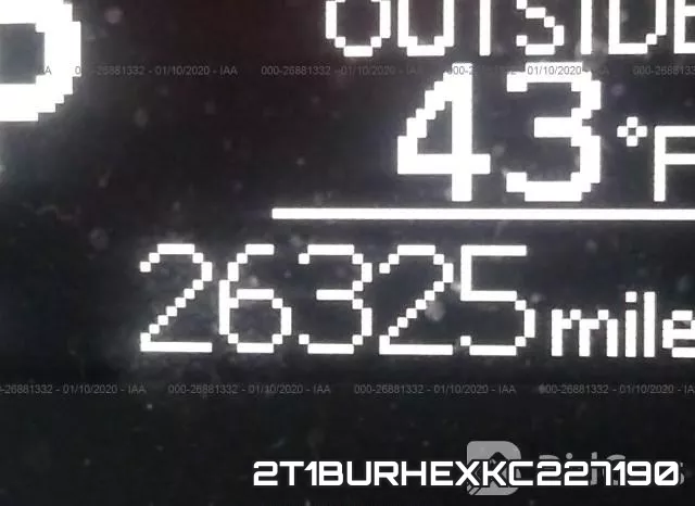 2T1BURHEXKC227190 фото 8