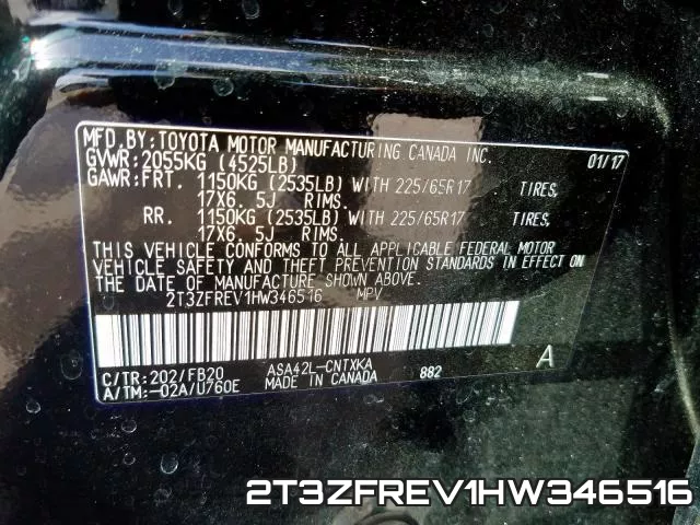 2T3ZFREV1HW346516 фото 2
