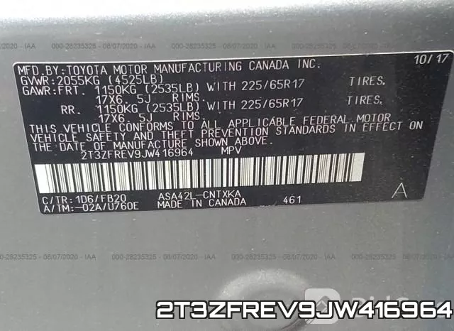 2T3ZFREV9JW416964 фото 10
