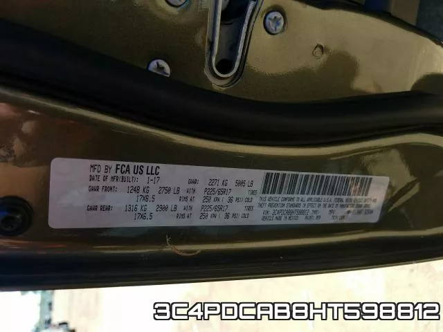 3C4PDCAB8HT598812 фото 2