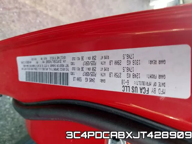 3C4PDCABXJT428909 фото 2