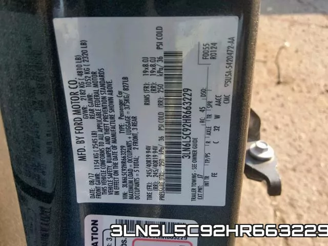3LN6L5C92HR663229 фото 2