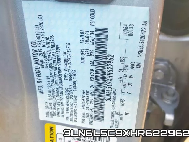 3LN6L5C9XHR622962 фото 2
