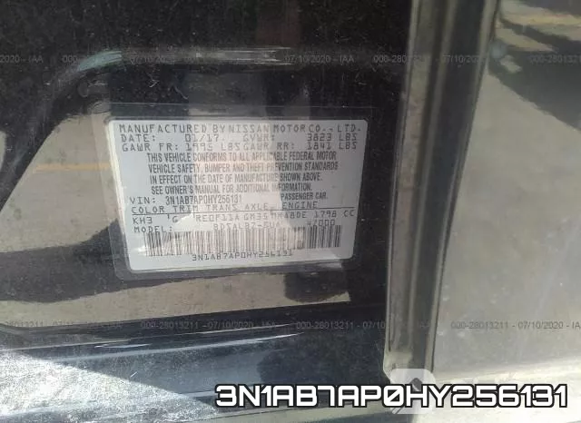 3N1AB7AP0HY256131 фото 10