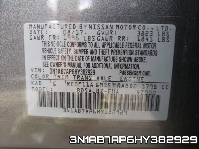 3N1AB7AP6HY382929 фото 2