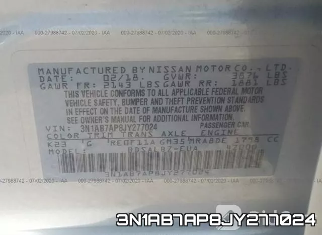 3N1AB7AP8JY277024 фото 10