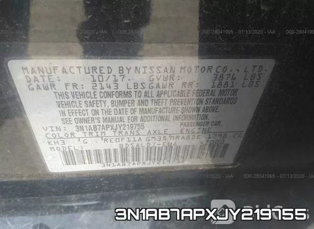 3N1AB7APXJY219755 фото 10