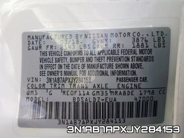 3N1AB7APXJY284153 фото 2