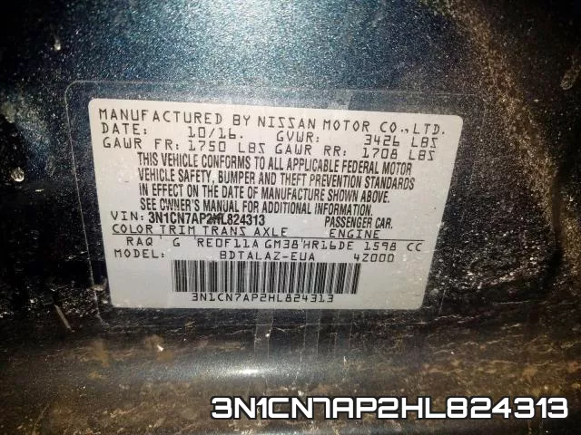 3N1CN7AP2HL824313 фото 2