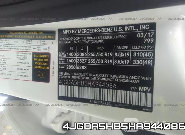 4JGDA5HB5HA944086 фото 9