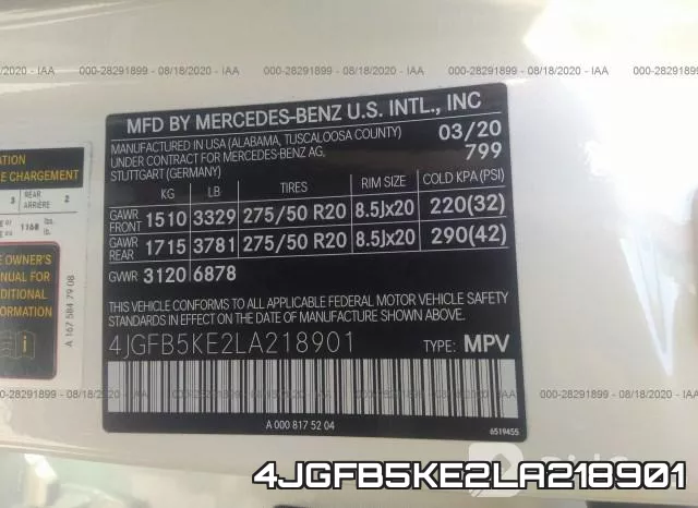 4JGFB5KE2LA218901 фото 10