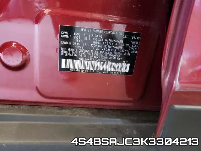 4S4BSAJC3K3304213 фото 2