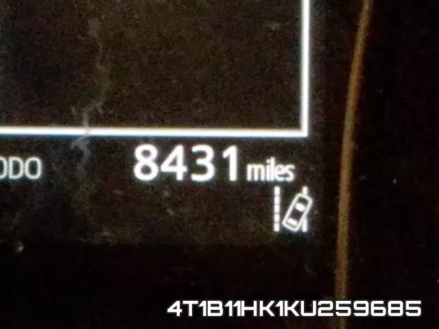 4T1B11HK1KU259685 фото 9