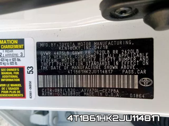 4T1B61HK2JU114817 фото 2