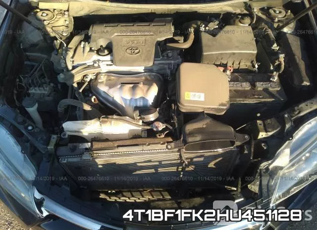 4T1BF1FK2HU451128 фото 2