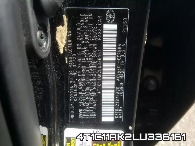 4T1C11AK2LU336161 фото 2