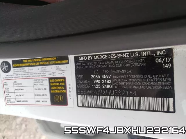 55SWF4JBXHU232164 фото 2