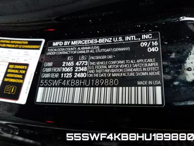 55SWF4KB8HU189880 фото 2