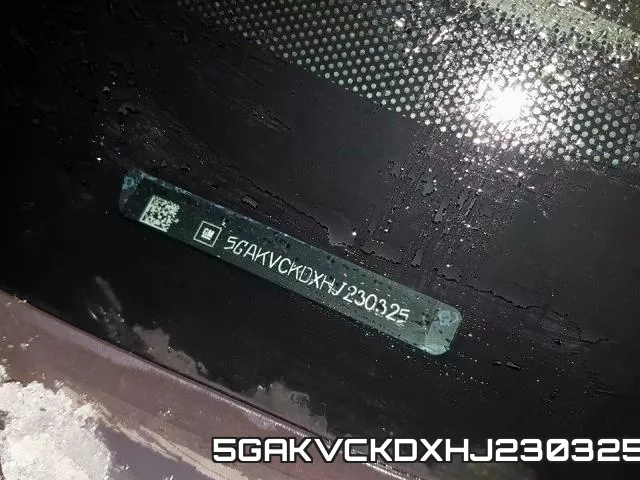5GAKVCKDXHJ230325 фото 2