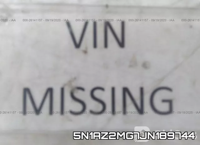 5N1AZ2MG7JN189744 фото 10