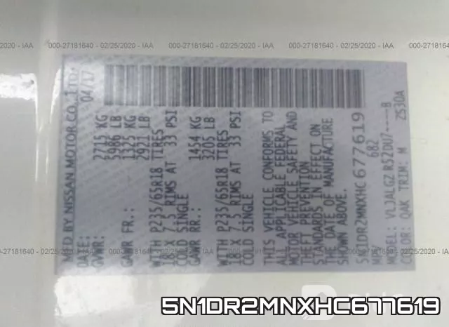 5N1DR2MNXHC677619 фото 10