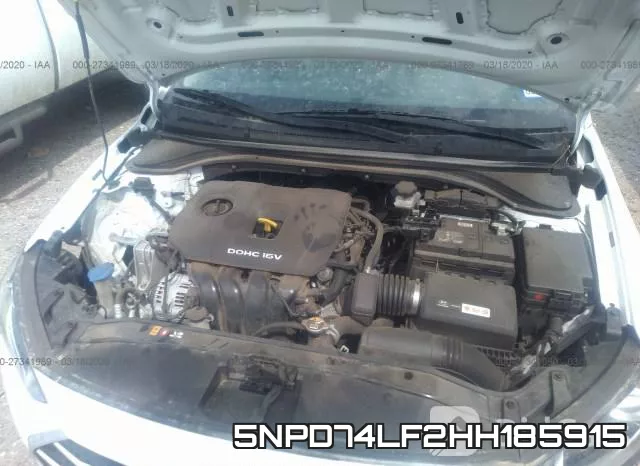 5NPD74LF2HH185915 фото 2