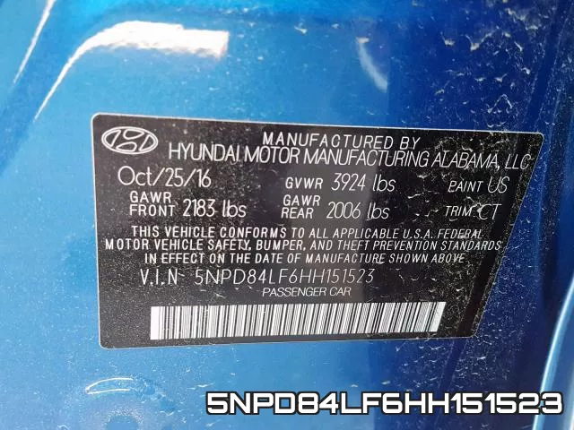 5NPD84LF6HH151523 фото 2
