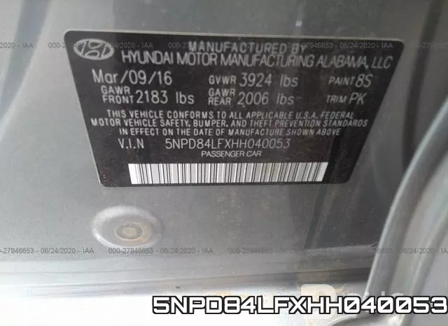 5NPD84LFXHH040053 фото 10