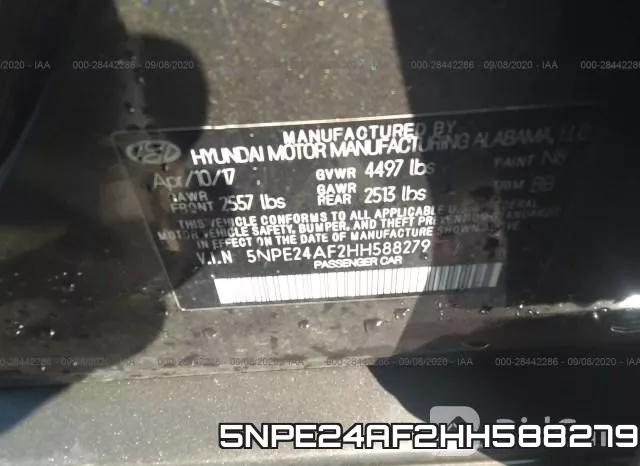 5NPE24AF2HH588279 фото 10