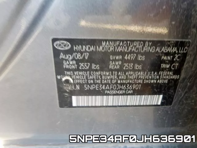 5NPE34AF0JH636901 фото 2