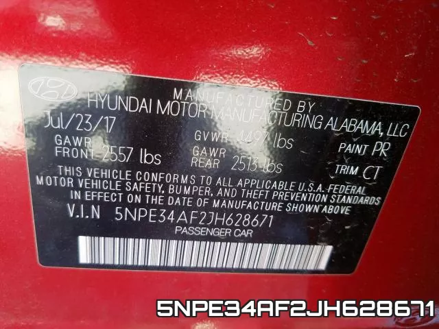 5NPE34AF2JH628671 фото 2