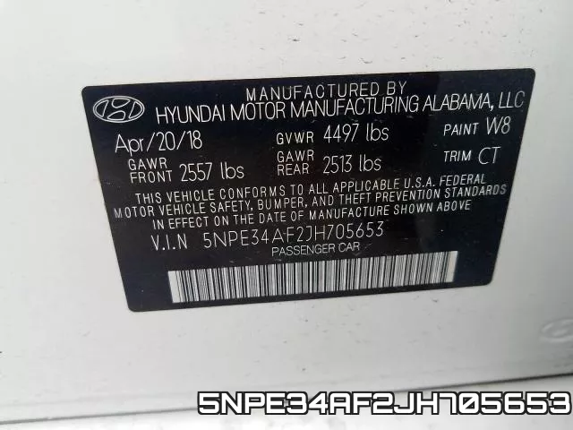 5NPE34AF2JH705653 фото 2