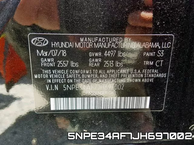 5NPE34AF7JH697002 фото 2