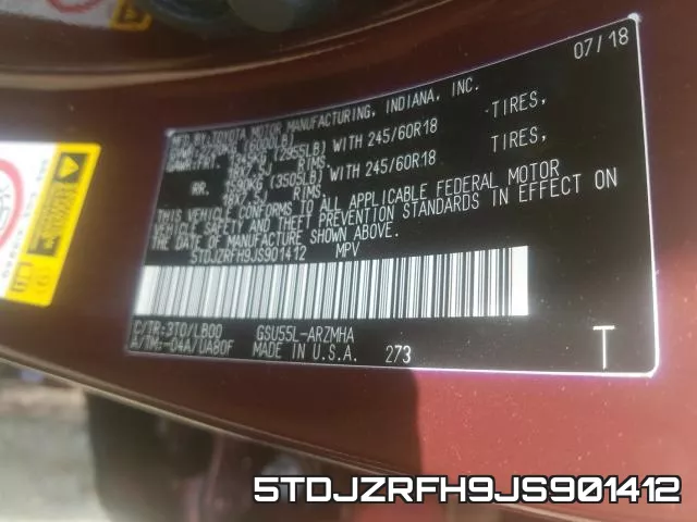 5TDJZRFH9JS901412 фото 2