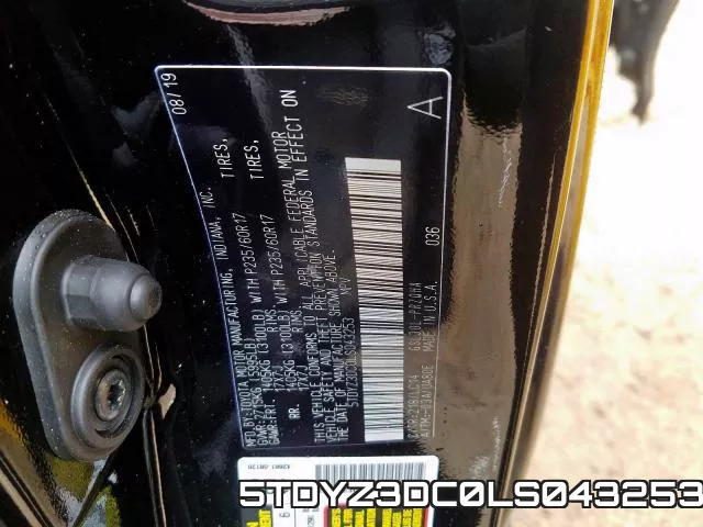 5TDYZ3DC0LS043253 фото 2