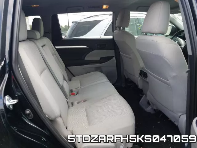 5TDZARFH5KS047059 фото 7