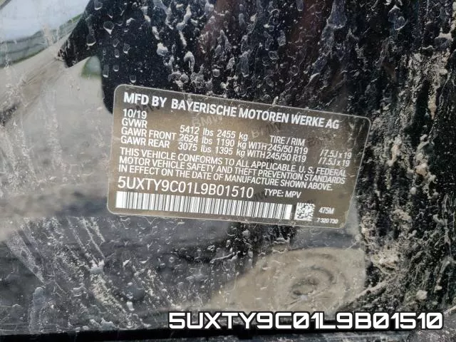 5UXTY9C01L9B01510 фото 2