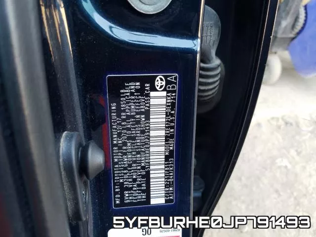 5YFBURHE0JP791493 фото 2