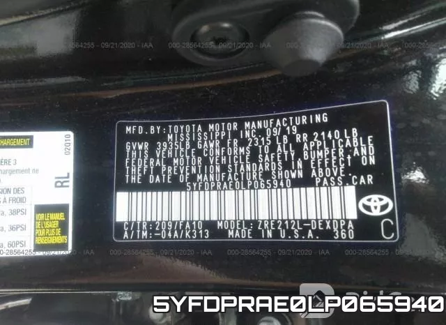 5YFDPRAE0LP065940 фото 10