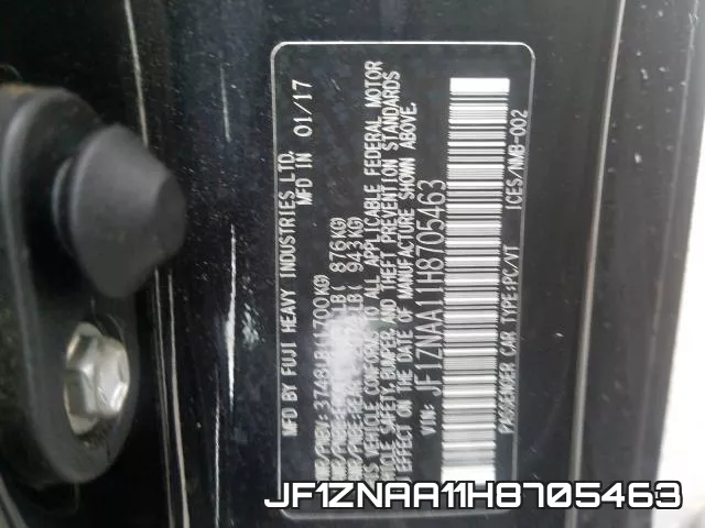 JF1ZNAA11H8705463 фото 2