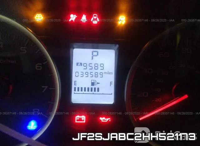 JF2SJABC2HH521173 фото 8