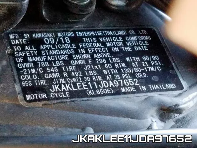 JKAKLEE11JDA97652 фото 2