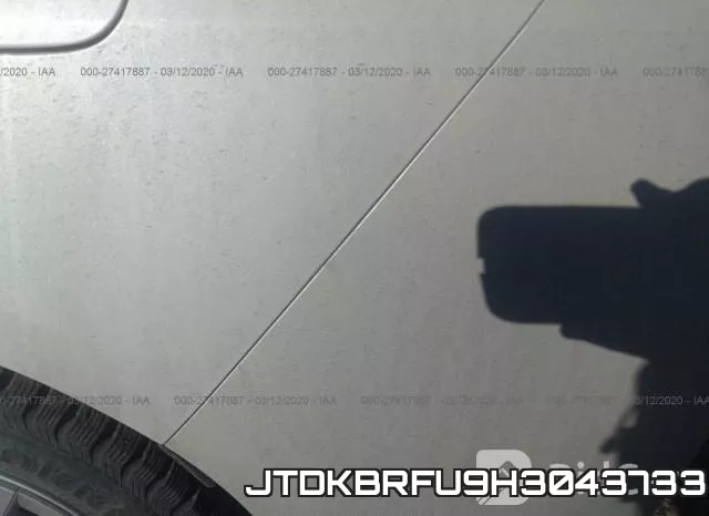 JTDKBRFU9H3043733 фото 7