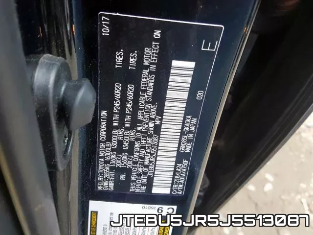 JTEBU5JR5J5513087 фото 2
