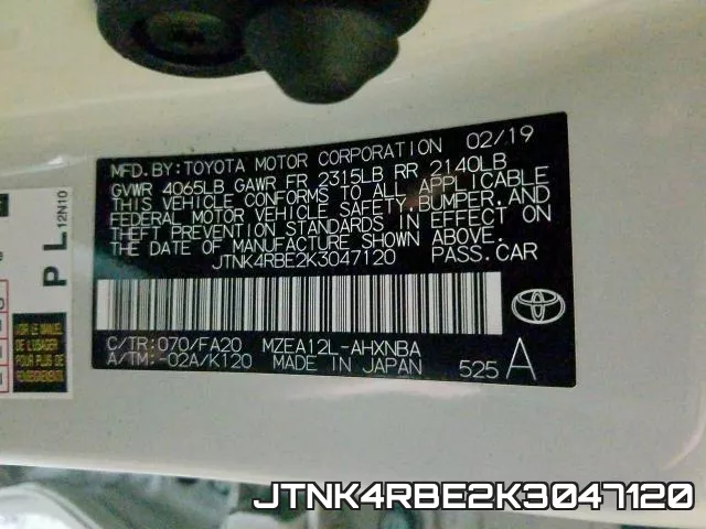 JTNK4RBE2K3047120 фото 2
