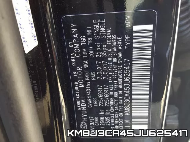 KM8J3CA45JU625417 фото 2