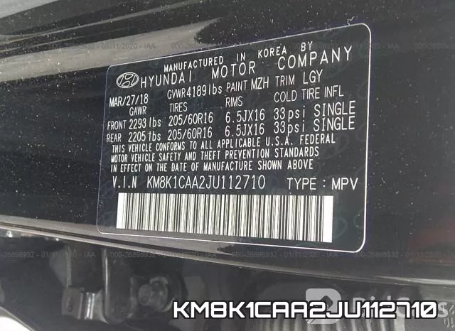 KM8K1CAA2JU112710 фото 10