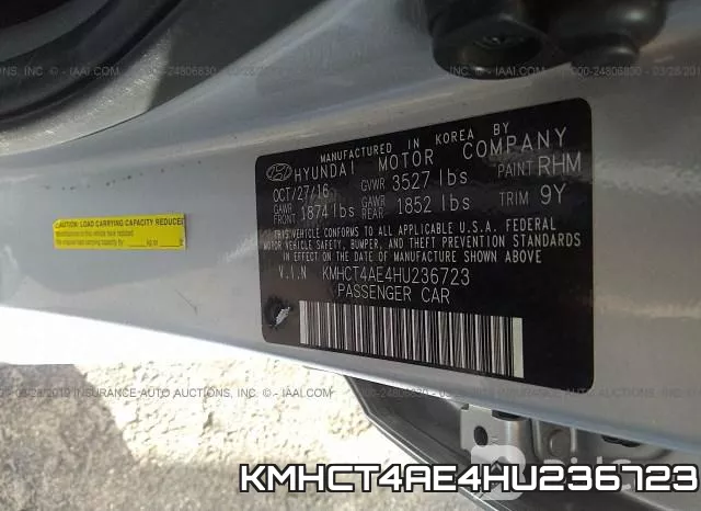 KMHCT4AE4HU236723 фото 10