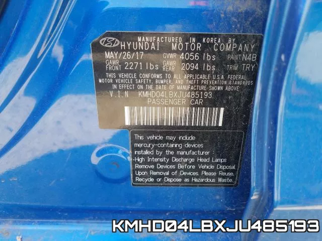 KMHD04LBXJU485193 фото 2